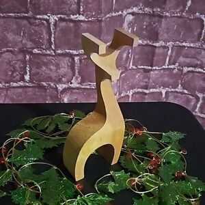 Wood Reindeer Holiday Home Decor